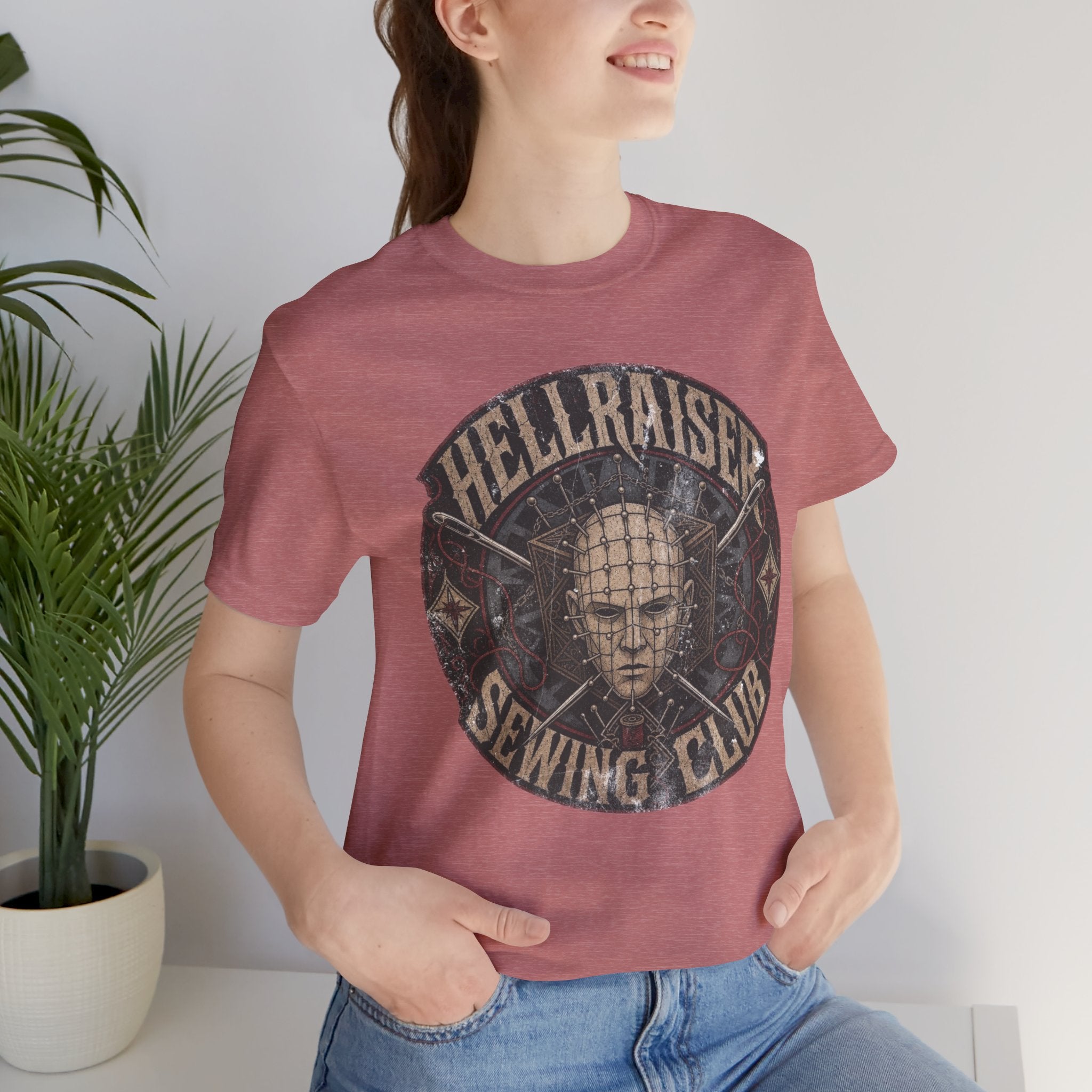 Hellraiser Sewing Club Tee - Vintage Horror Graphic T-Shirt