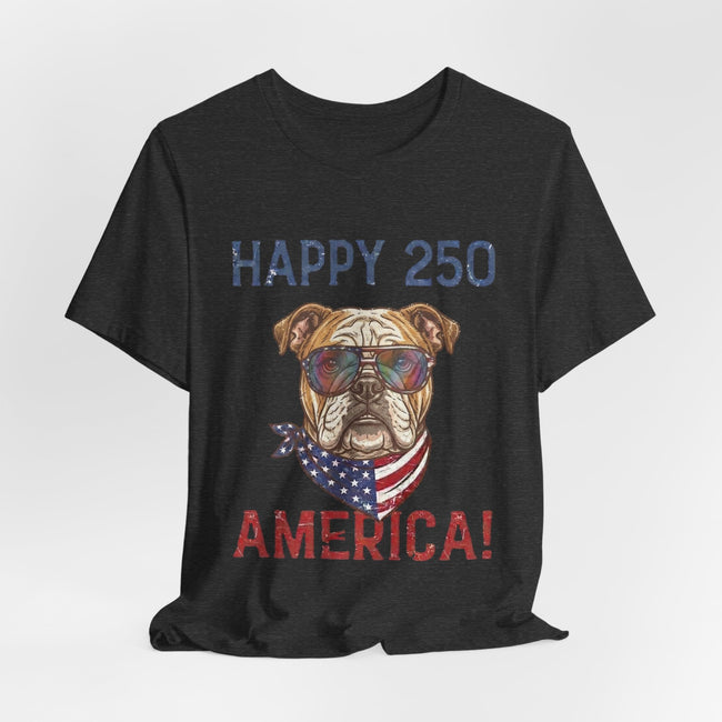 Patriotic Bulldog Tee - 