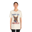 Happy 250 America! French Bulldog Patriotic T-Shirt