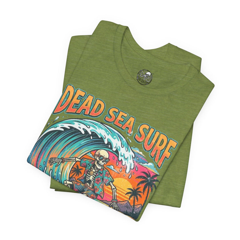 Dead Sea Surf Shark Attack T-Shirt | Bold Nautical Graphic Tee – 3D Sons Supply Co