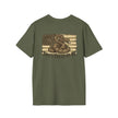 Dont Tread On Me Flag Tee Shirt American Gadsden Patriotic Independence Day Tee