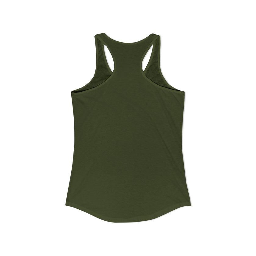 1776 Longhorn Skull Women's Racerback Tank