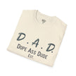 Dope Ass Dude Dad T-Shirt — D.A.D. Typography Father's Day Tee (Personalizable)