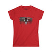 American Longhorn Skull Women's Tee — Rugged Western Graphic Shirt