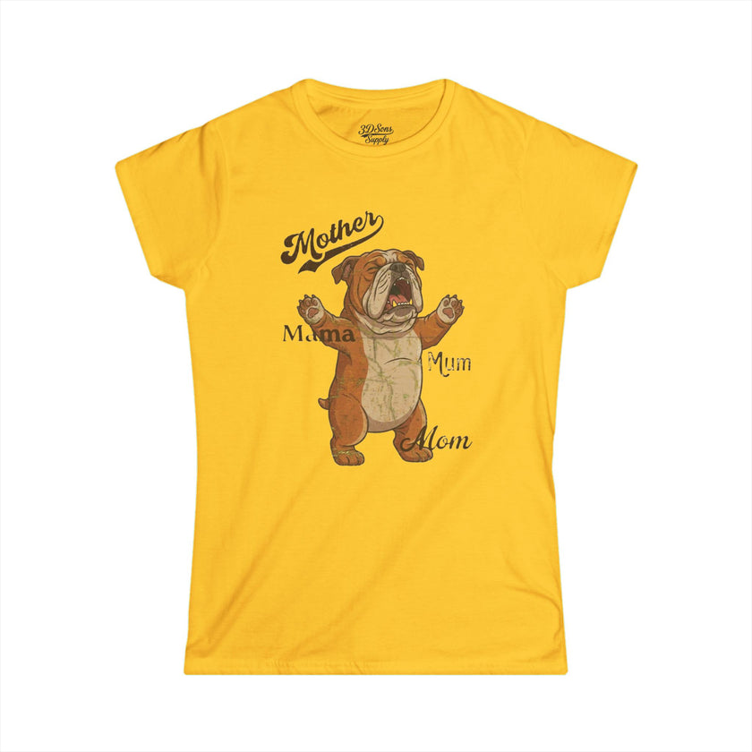 Mother's Day English Bulldog Mom T-Shirt — Bulldog Mama Tee