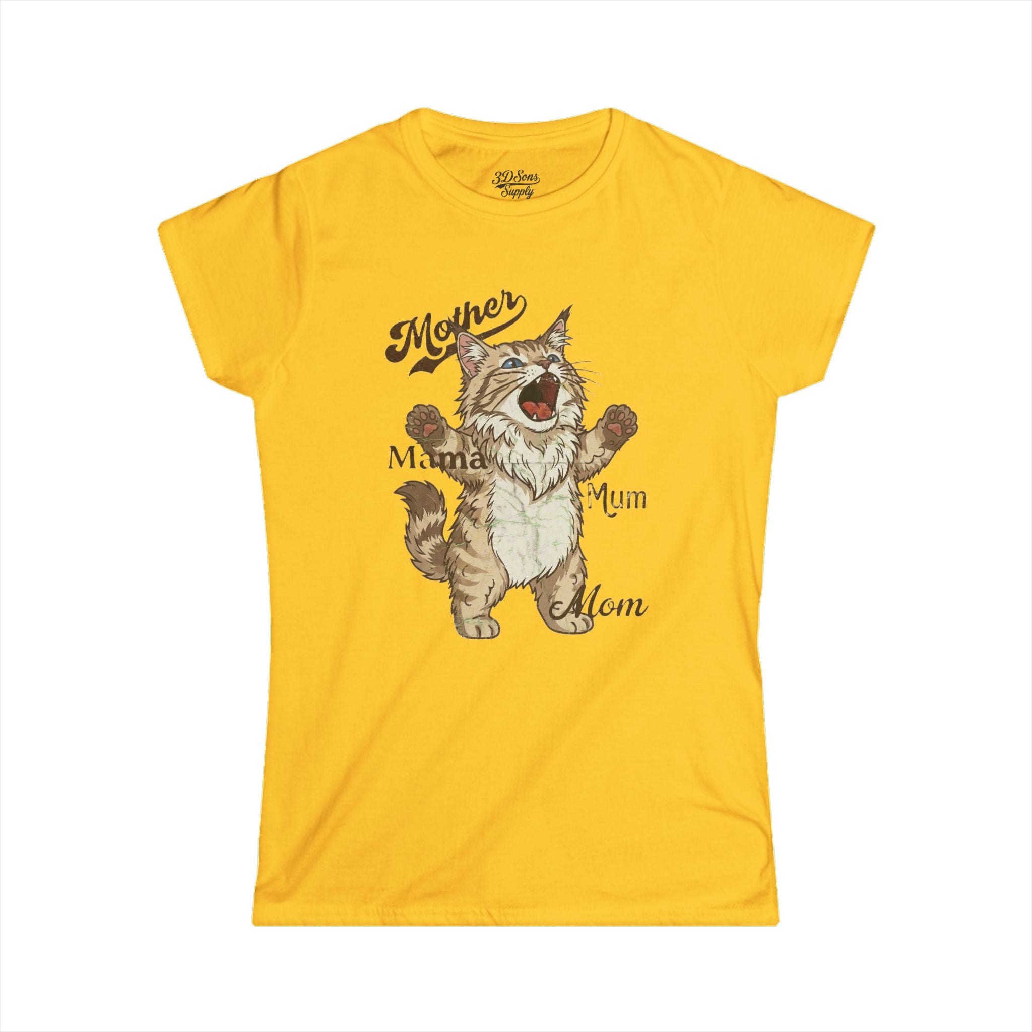Maine Coon Cat Mama Mother's Day Tee