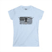 American Longhorn Skull Women's Tee — Rugged Western Graphic Shirt