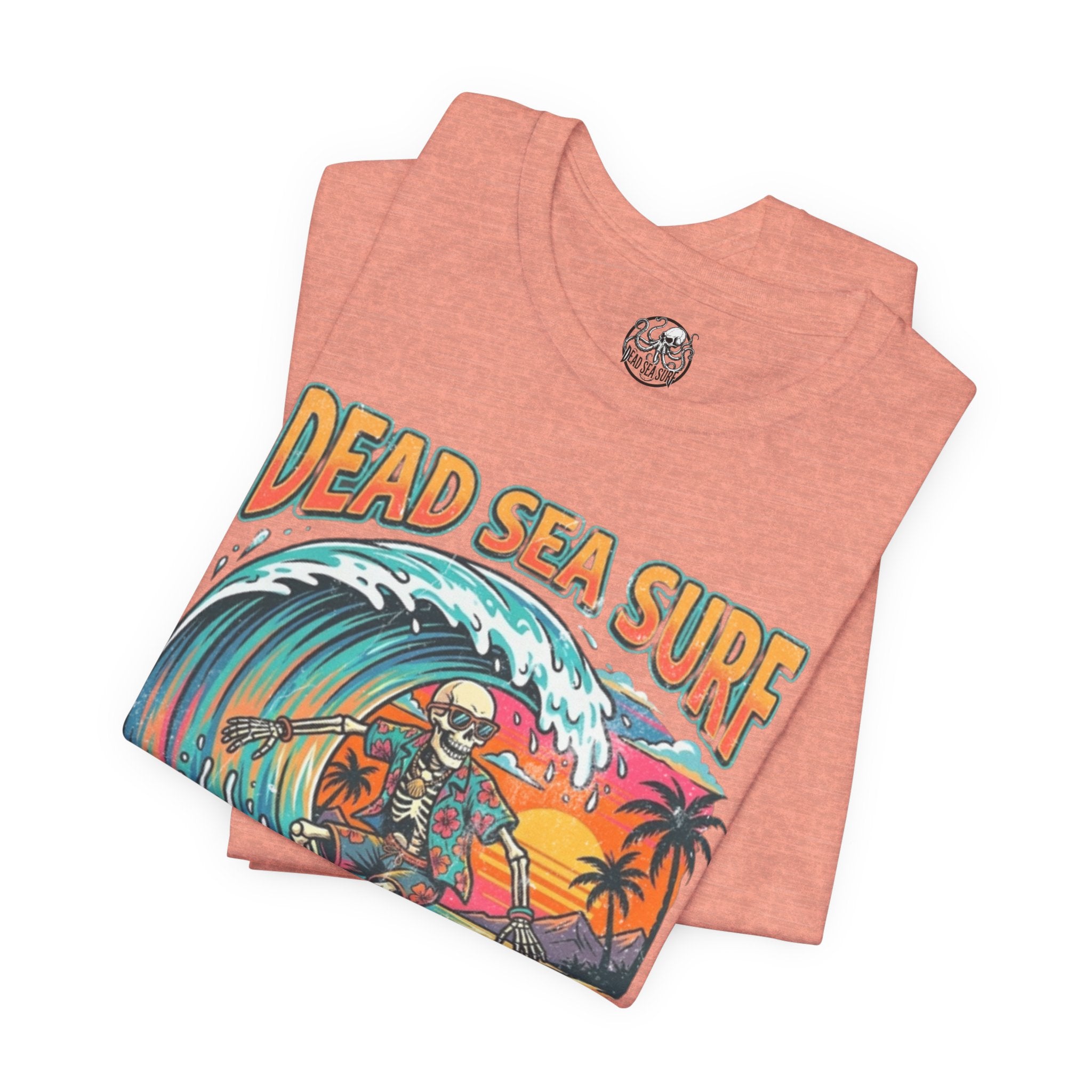 Dead Sea Surf Shark Attack T-Shirt | Bold Nautical Graphic Tee – 3D Sons Supply Co