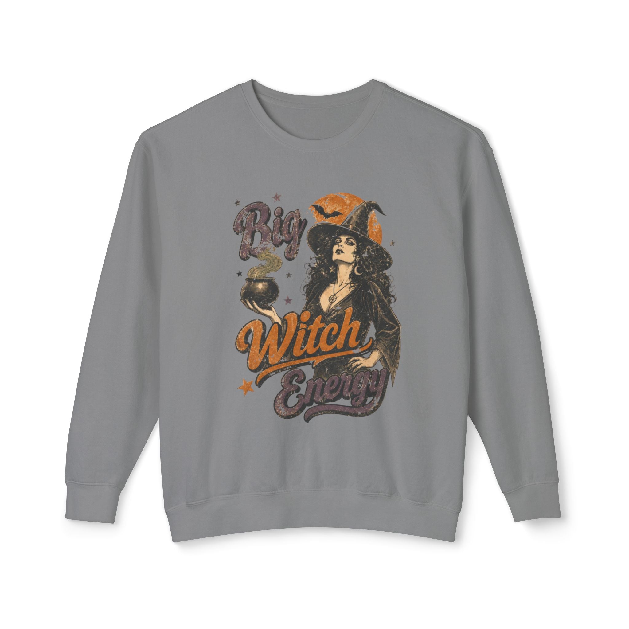 Big Witch Energy Sweatshirt | Vintage Witch Graphic, Halloween Vibe