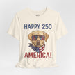 Patriotic Lab Dog Tee — 
