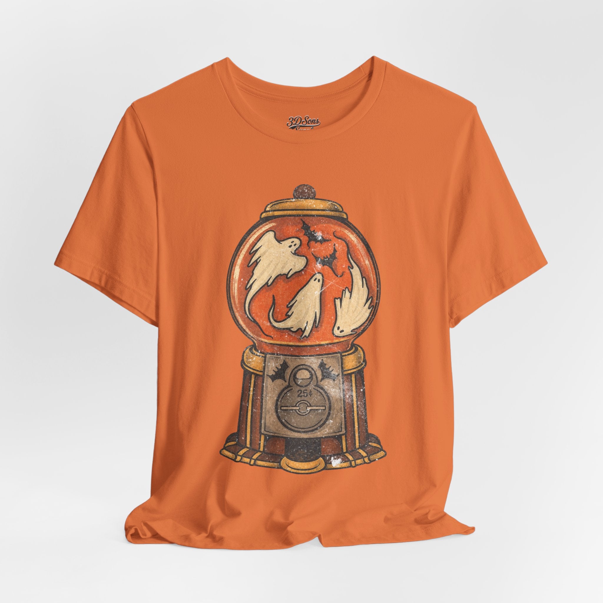 Gumball Ghosts Tee — Vintage Halloween Gumball Machine T-Shirt
