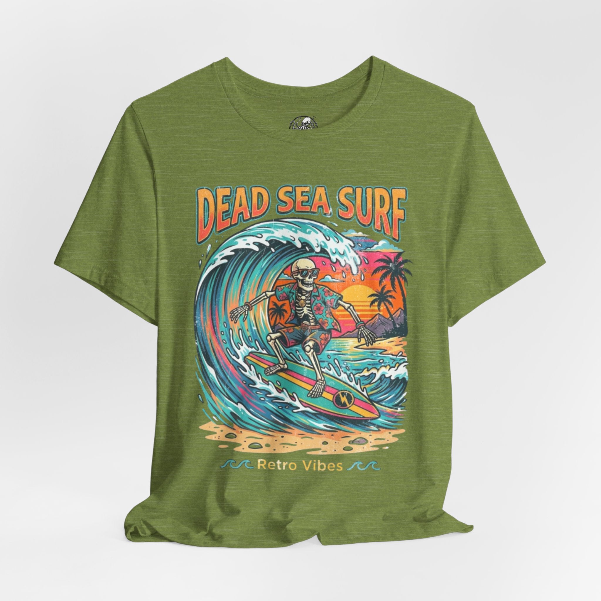 Dead Sea Surf Shark Attack T-Shirt | Bold Nautical Graphic Tee – 3D Sons Supply Co