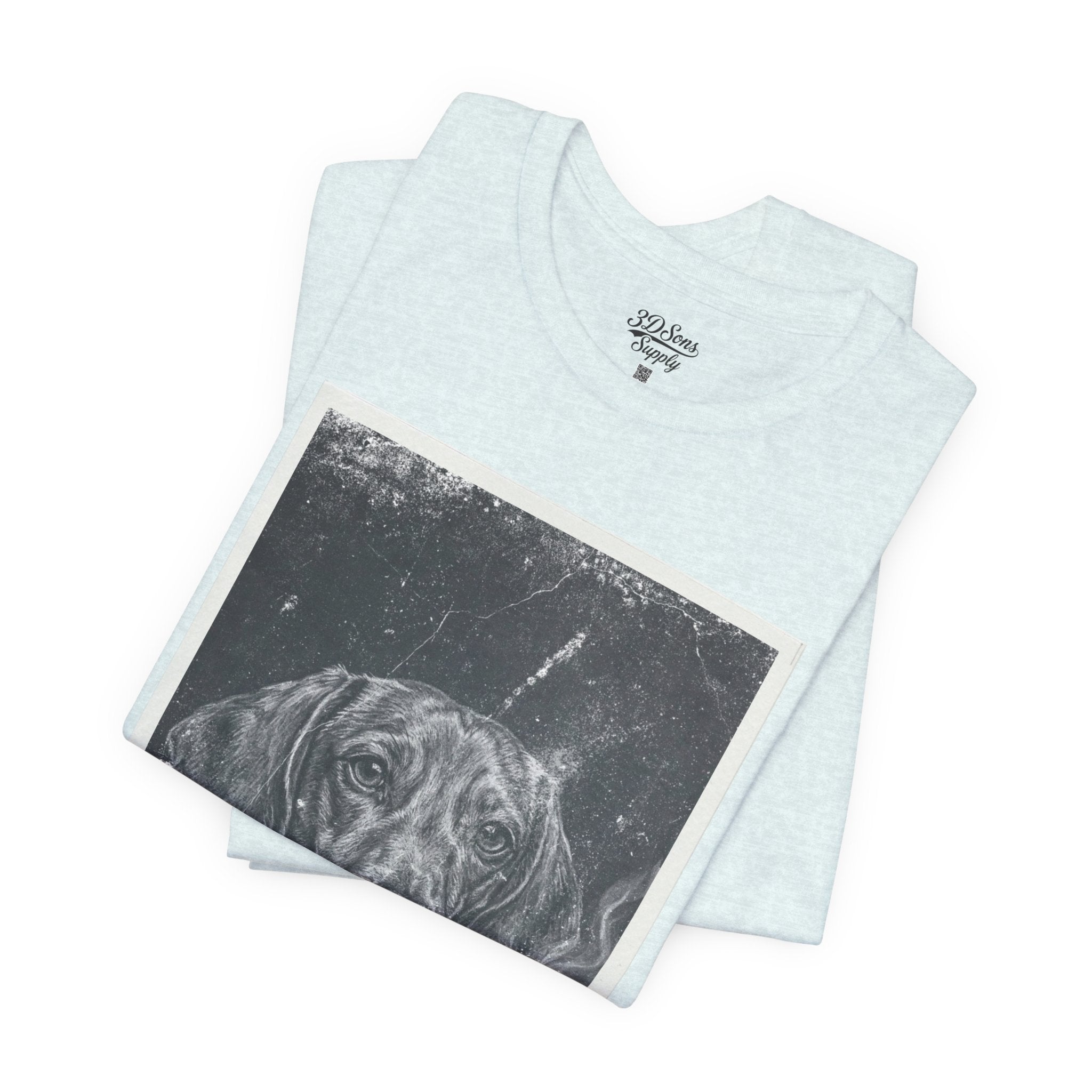 Dachshund Smoking Portrait Tee – Vintage Smokin' Dog Art T-Shirt