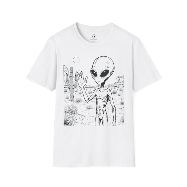 Happy Desert Alien Tee | Funny Area 51 Extraterrestrial Shirt – 3D Sons Supply Co