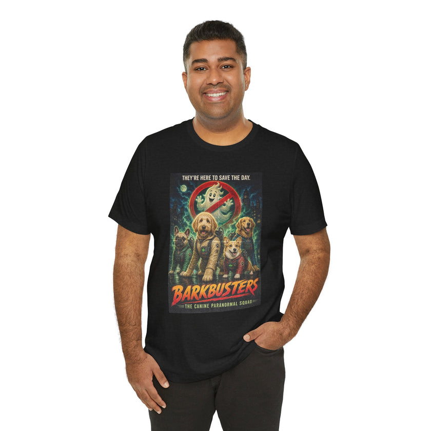 Barkbusters Retro Dog Movie Tee — 