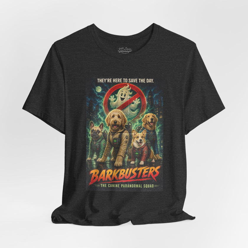 Barkbusters Retro Dog Movie Tee — 