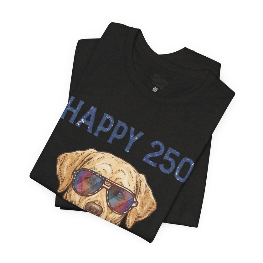 Patriotic Lab Dog Tee — 