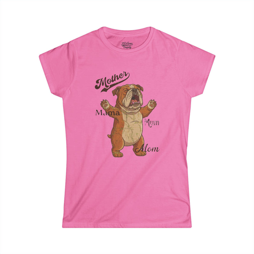 Mother's Day English Bulldog Mom T-Shirt — Bulldog Mama Tee