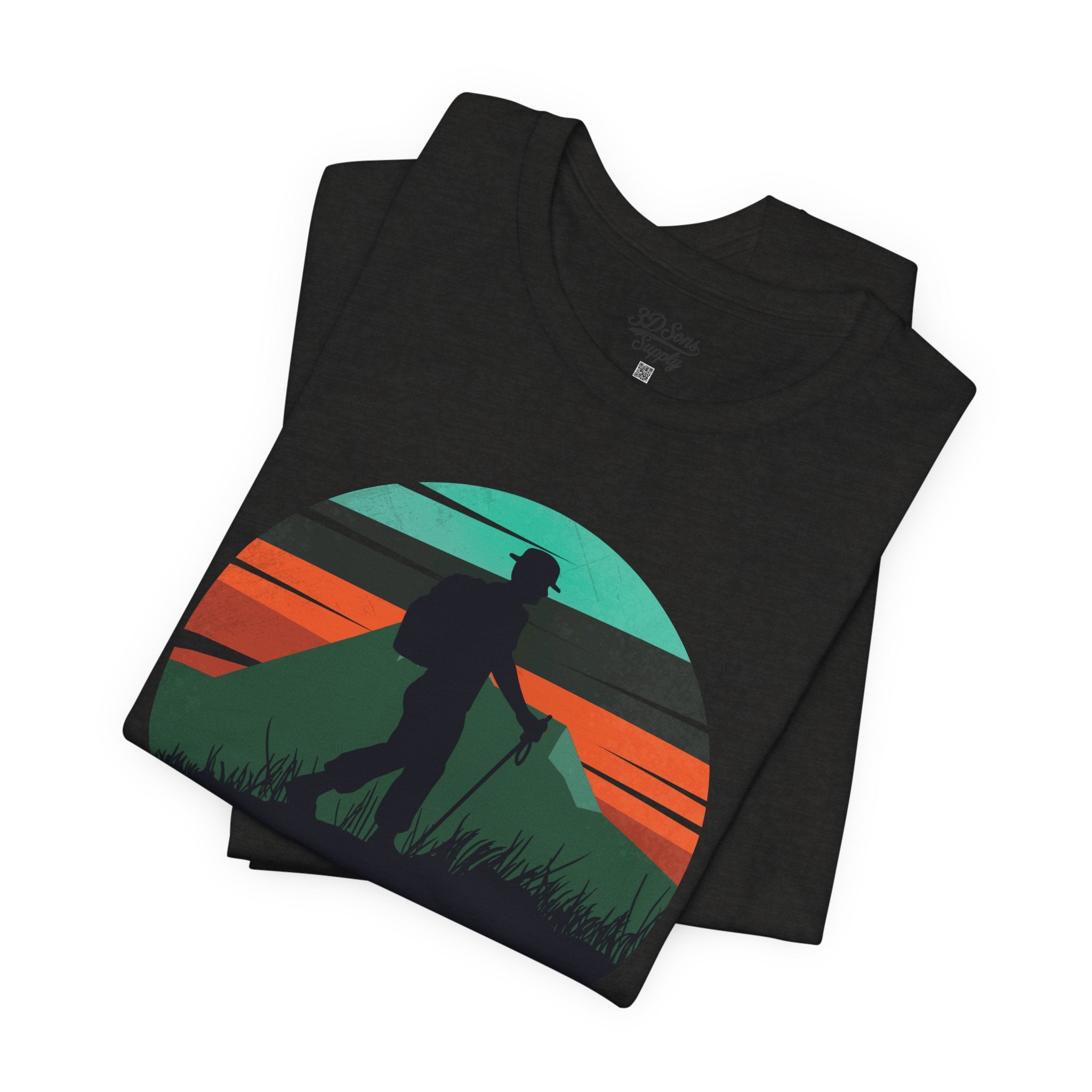Chaos Coordinator Off Duty Hiking T-Shirt — Vintage Sunset Adventure Tee