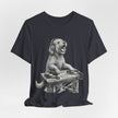 DJ Doodle T‑Shirt — Vintage Turntable Puppy Graphic Tee