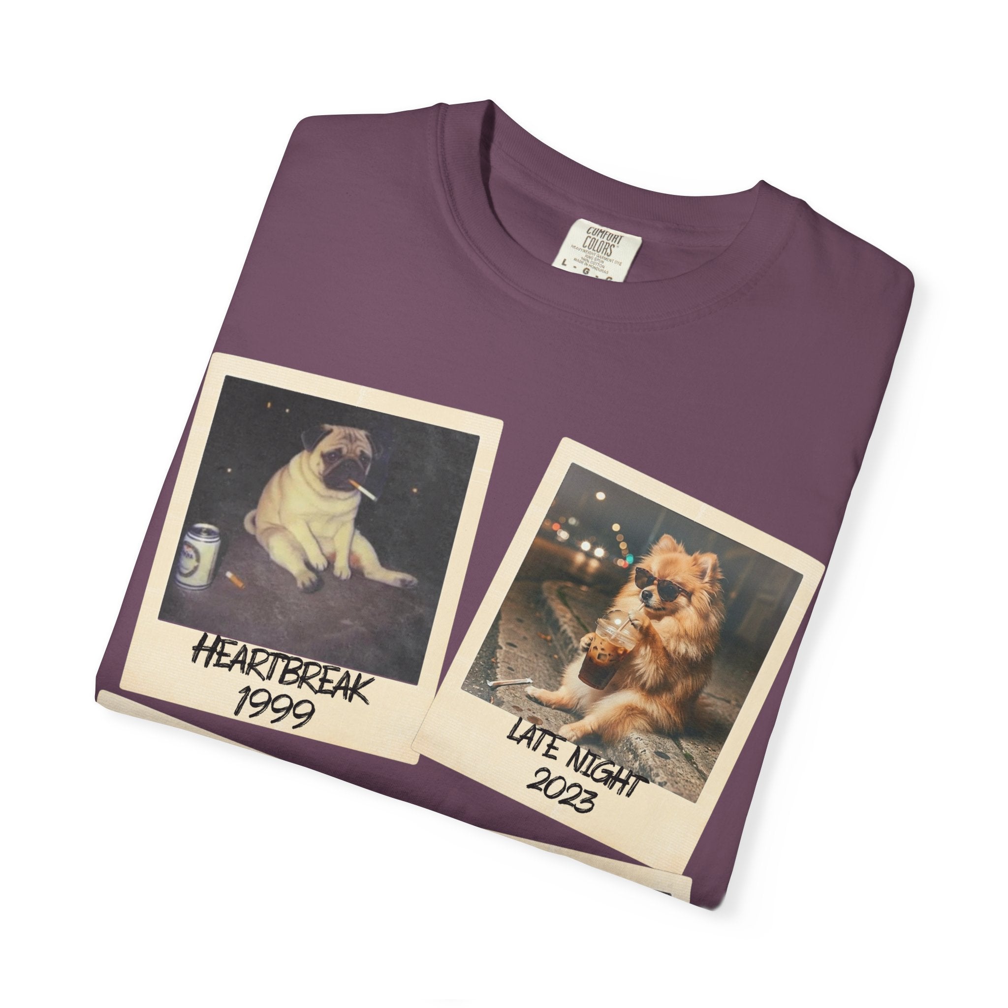 Personalized Polaroid Photo Tee — Custom Image & Text Options