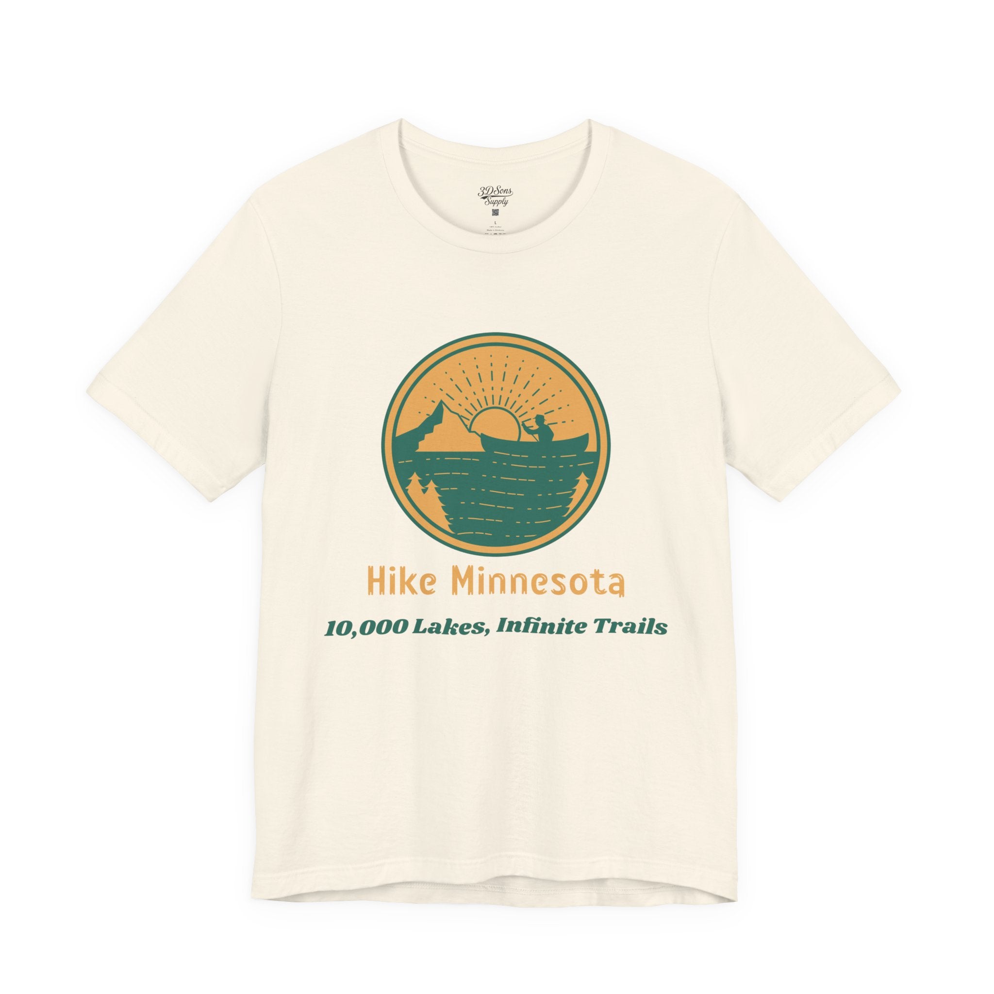 Hike Minnesota T-Shirt — 10,000 Lakes Infinite Trails Hiking Tee
