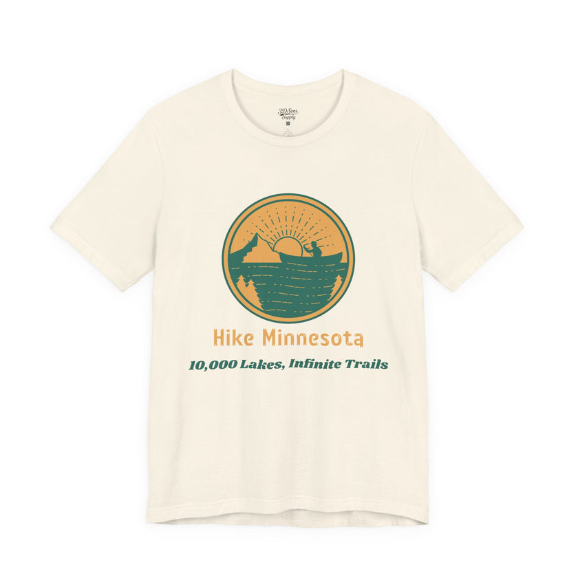 Hike Minnesota T-Shirt — 10,000 Lakes Infinite Trails Hiking Tee