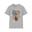 Pumped for July 4th T-Shirt | Patriotic Buff Abraham Lincoln Flag Design