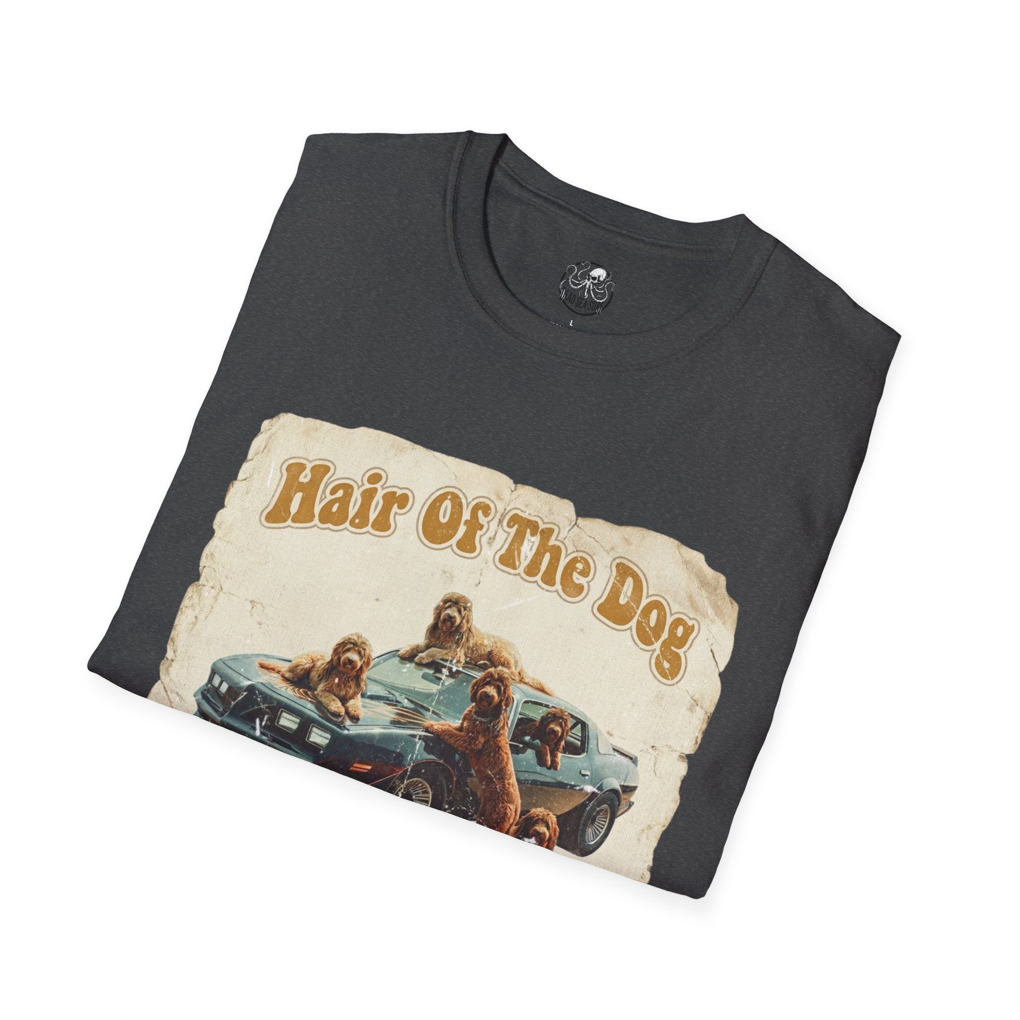 Hair of the Dog Vintage Retro Dog T-Shirt | Funny Dog Lover Graphic Tee – 3D Sons Supply Co