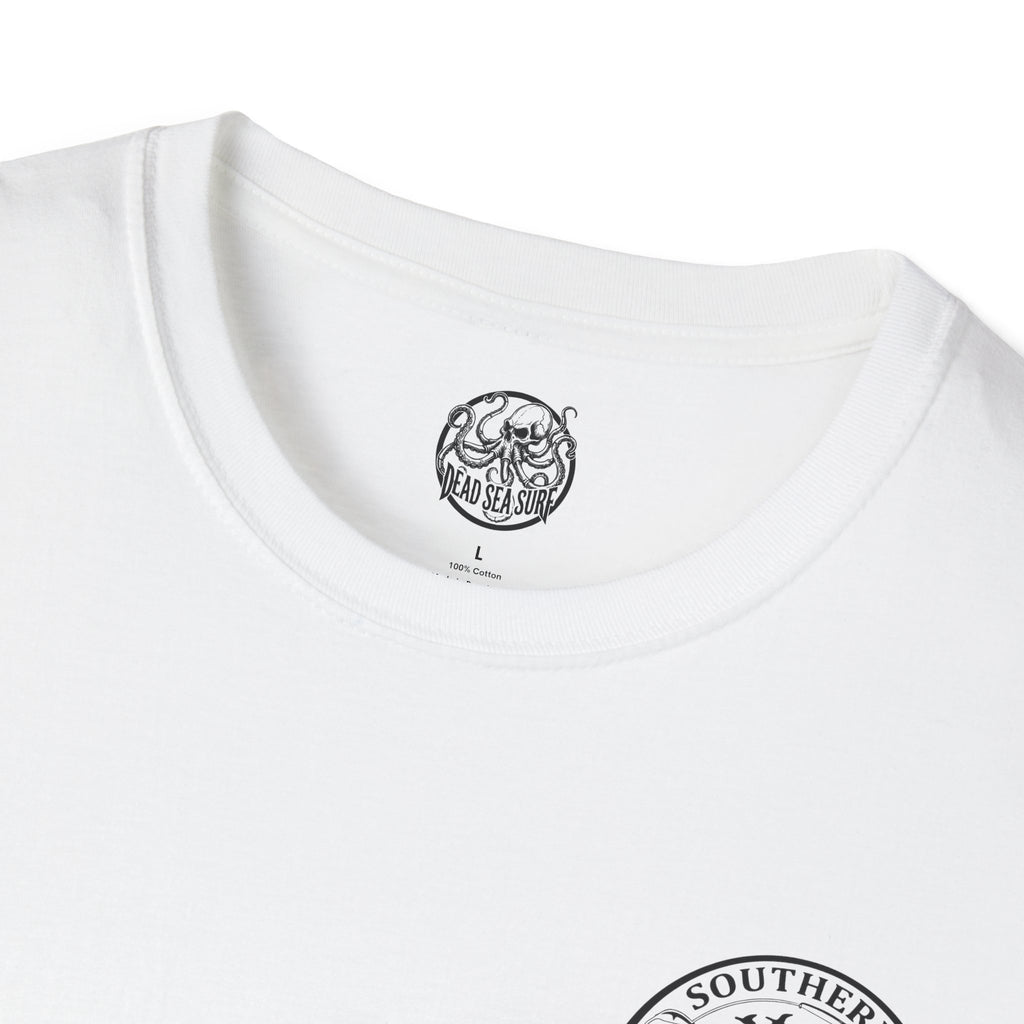 Southern Hooker Fish Graphic T-Shirt | Bass Fishing Retro Logo