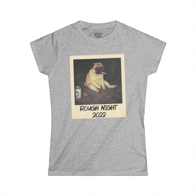 Personalized Polaroid Photo Tee – Custom Women's Softstyle T-Shirt