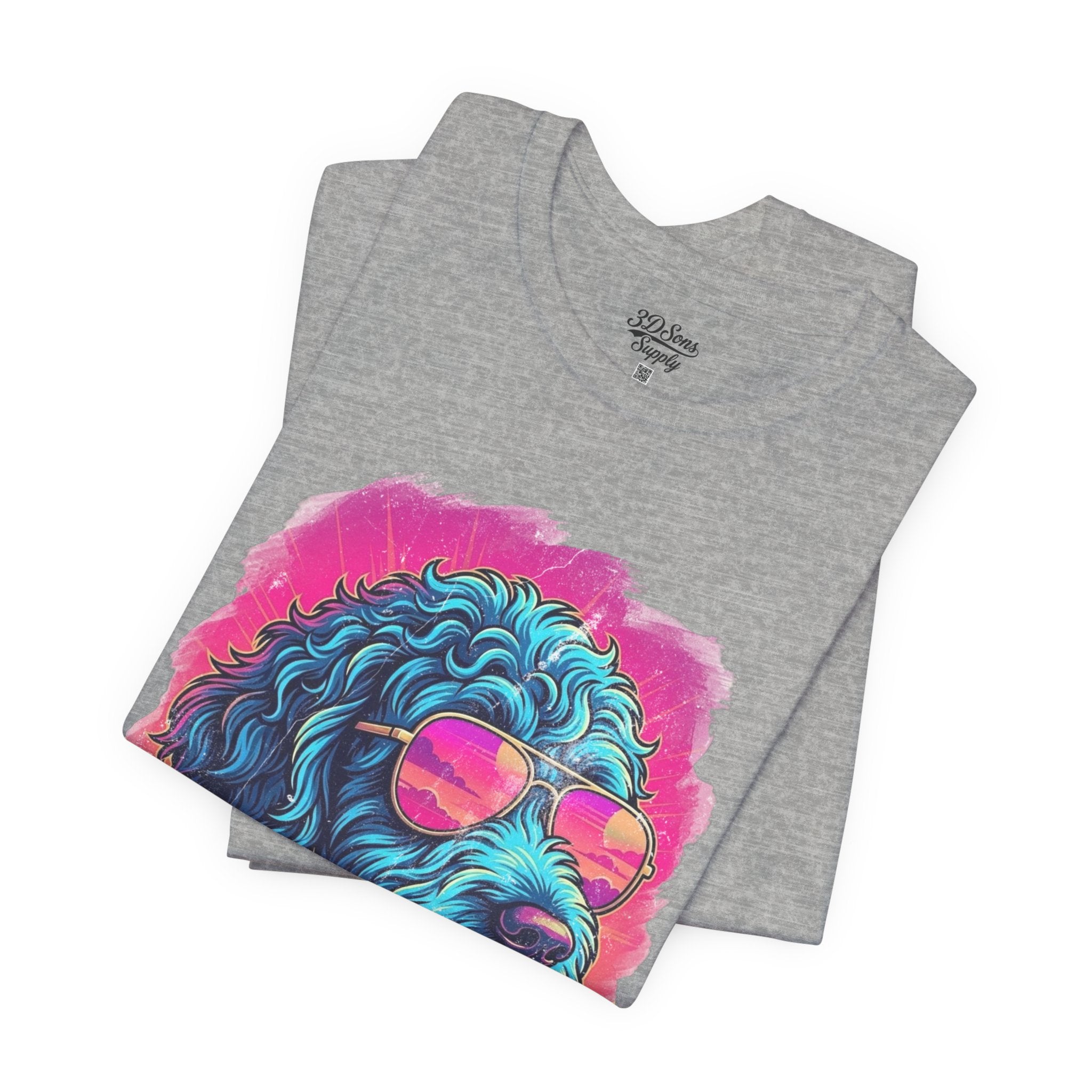 Doodle Vice City 90s Retro Tee — Funny Vintage Style T-Shirt