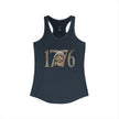 George Washington Doodle 1776 - Women's Ideal Racerback Tank