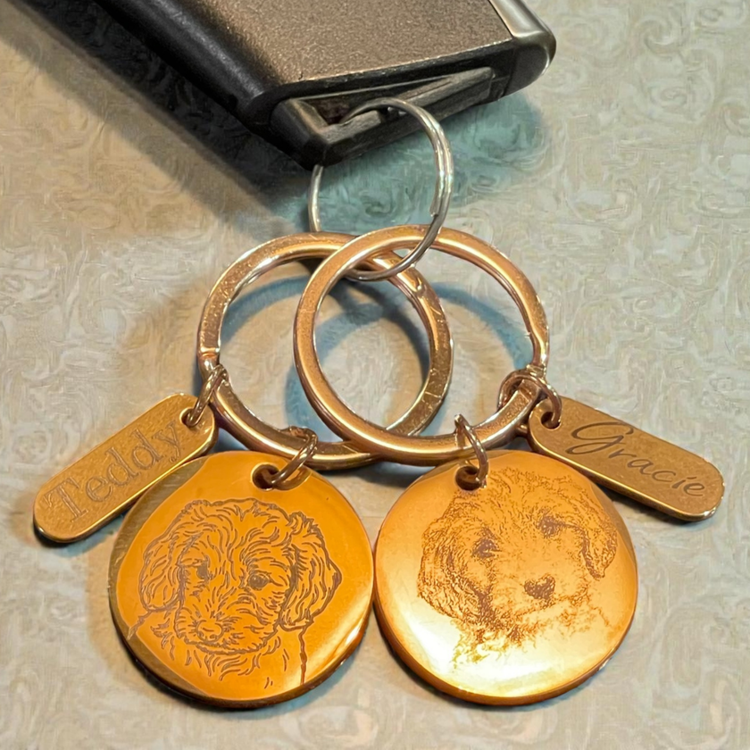 Personalized Pet Keychains