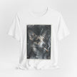 Smoking Corgi Graphic Tee – Retro Dog Portrait T-Shirt