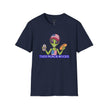 American Alien with Hot Dog and Beer T-Shirt | USA Flag Cap Fourth of July