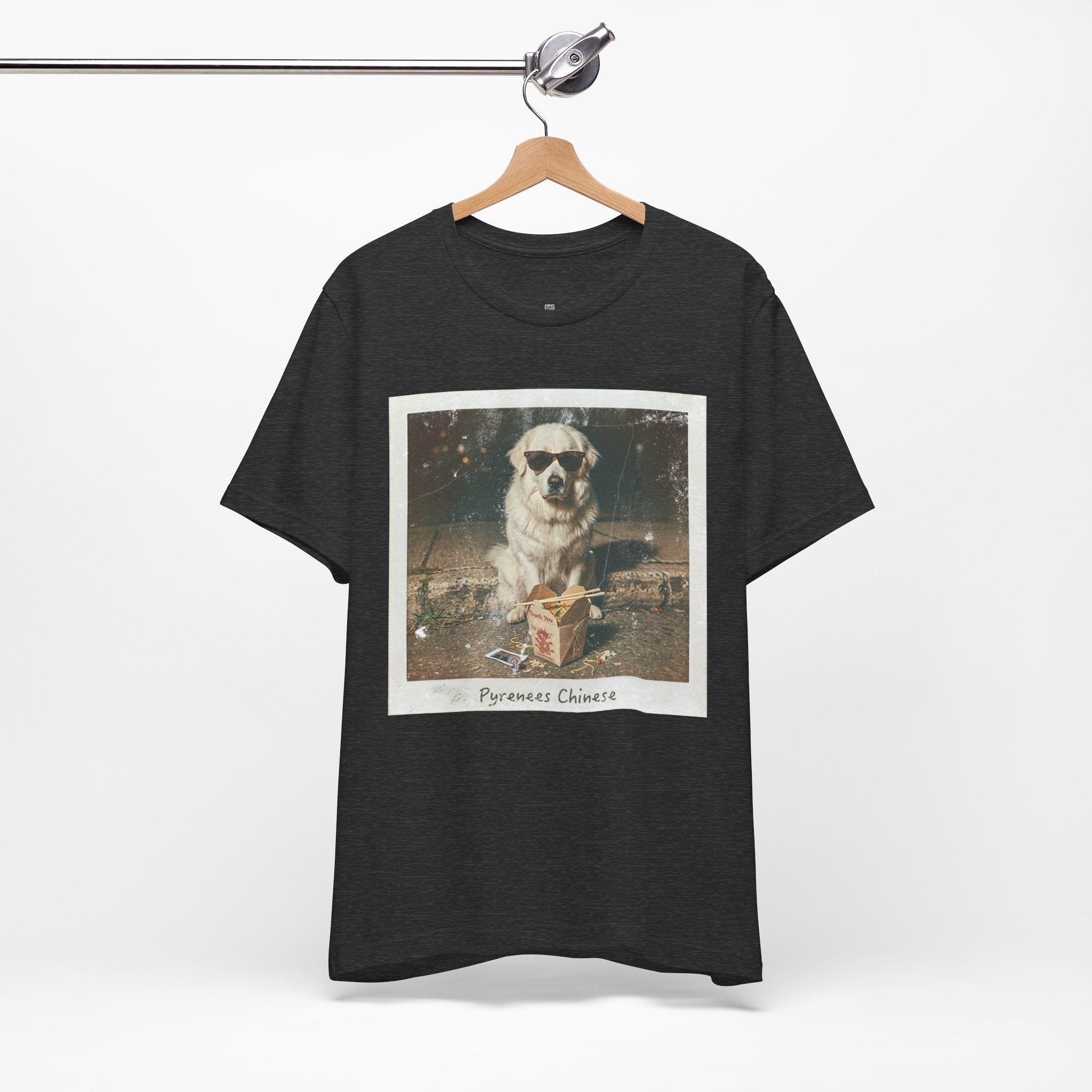 Pyreneese Chin Photo Tee — Vintage Pup Graphic T-Shirt