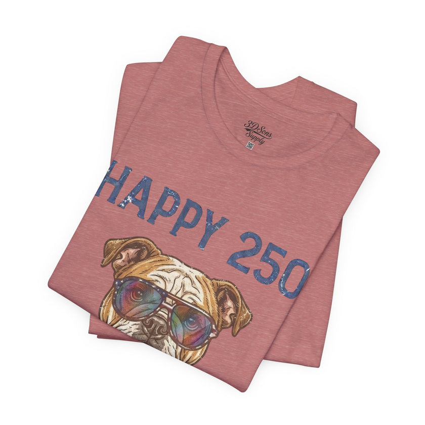 Patriotic Bulldog Tee - 
