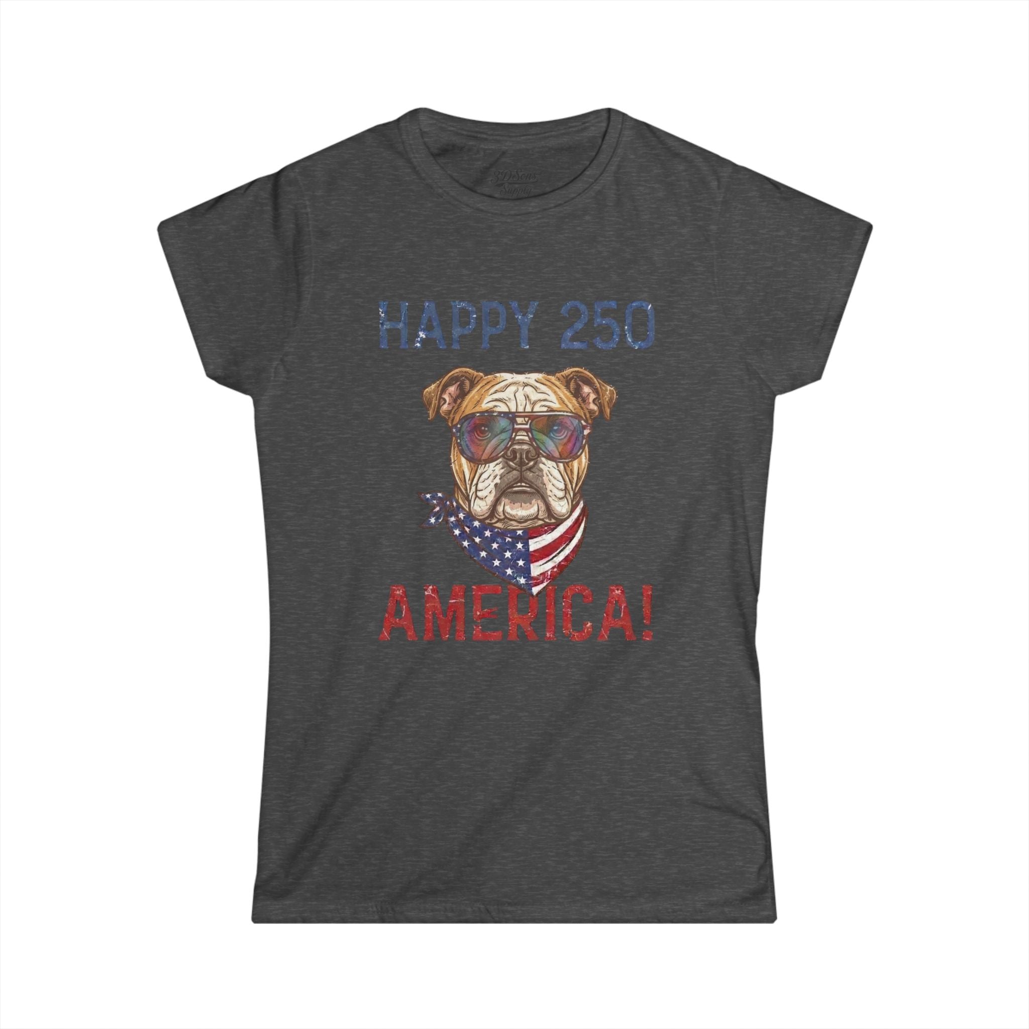 Patriotic Bulldog Tee - 