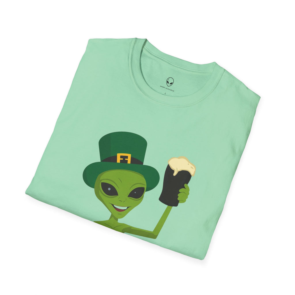Alien Drinking Guinness Take Me To Your Guinness Tee Shirt, St. Patricks Day Alien