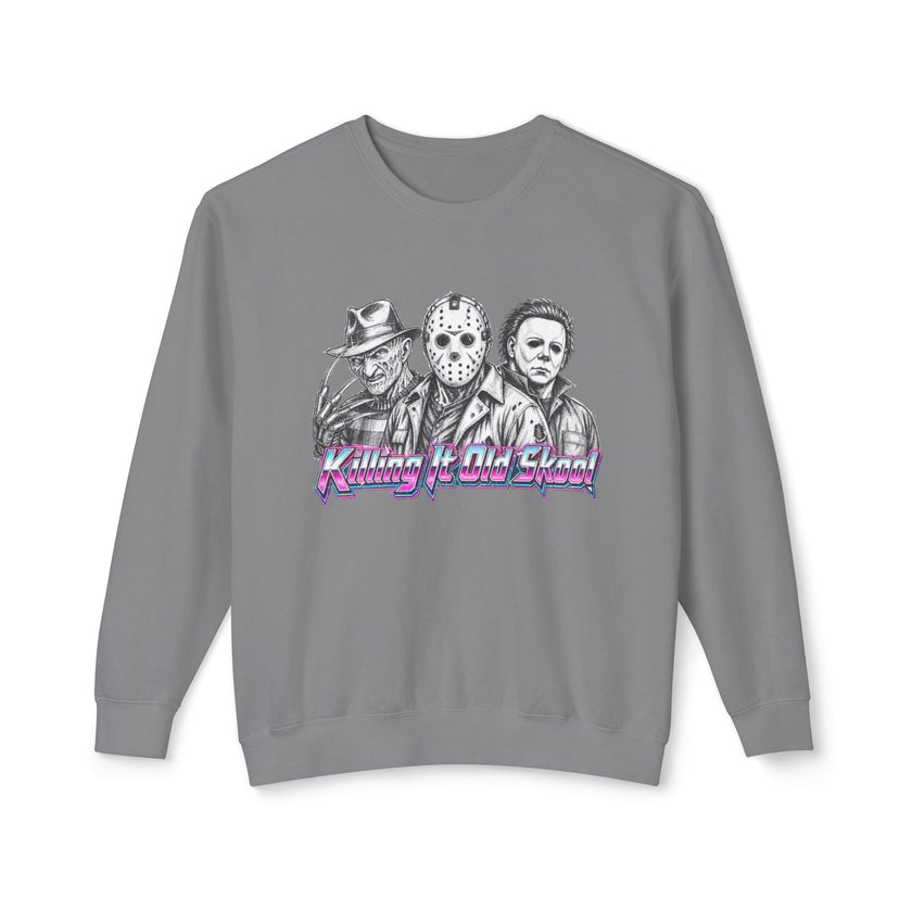 Retro Slasher Icons Sweatshirt | Freddy Jason Michael Crewneck