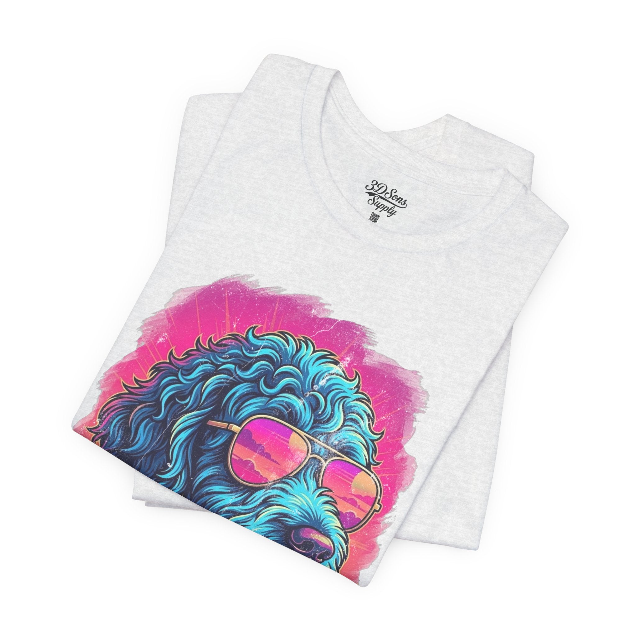 Doodle Vice City 90s Retro Tee — Funny Vintage Style T-Shirt