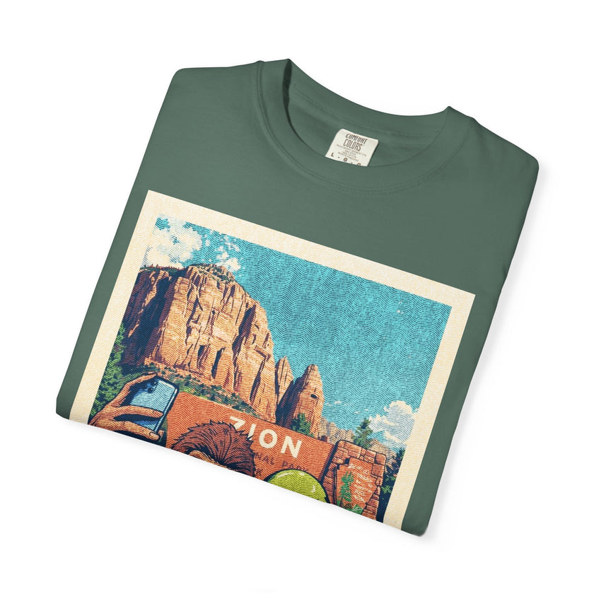 Alien & Bigfoot Zion National Park T-Shirt — National Park Adventure Tee