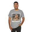 Iced Coffee Night Dog Tee — Late-Night Curb Pomeranian Graphic T-Shirt