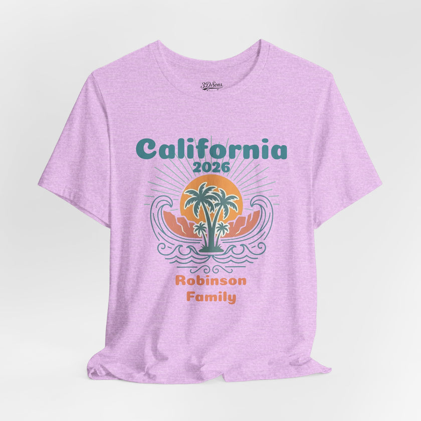 Personalized Family Vacation T-Shirt