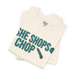 She Shops I Chop Couples T‑Shirt — Funny Husband Wife Gift