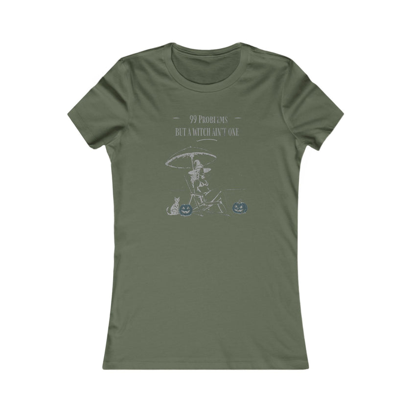 Women's Tee - '99 Problems But A Witch Ain't One' Halloween Shirt