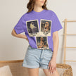 Personalized Polaroid Photo Tee — Custom 3 Image & Text Options