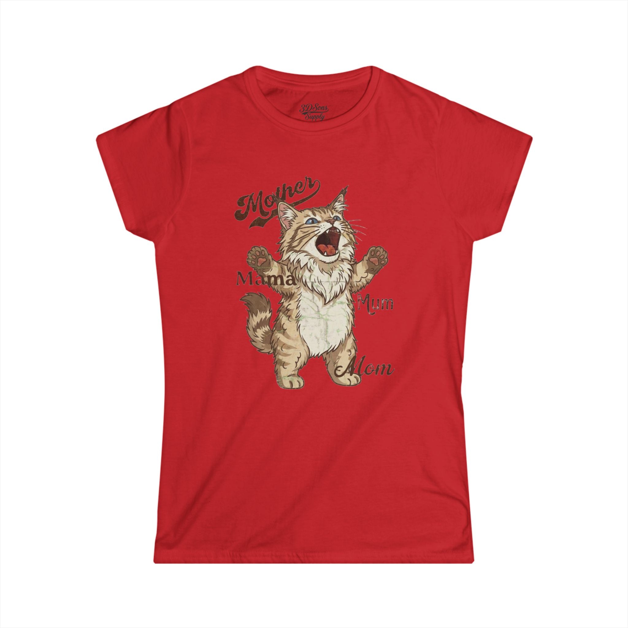 Maine Coon Cat Mama Mother's Day Tee