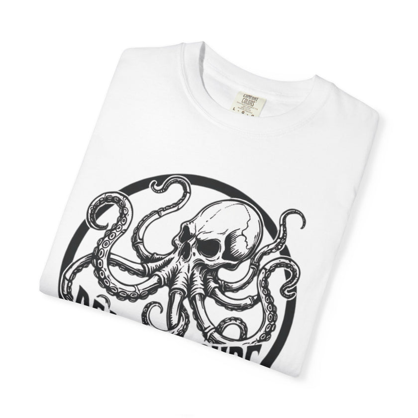 Dead Sea Surf Octopus Kraken Skull Tee | Nautical Surf Graphic Shirt – 3D Sons Supply Co